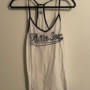 Pink White Sox Tank